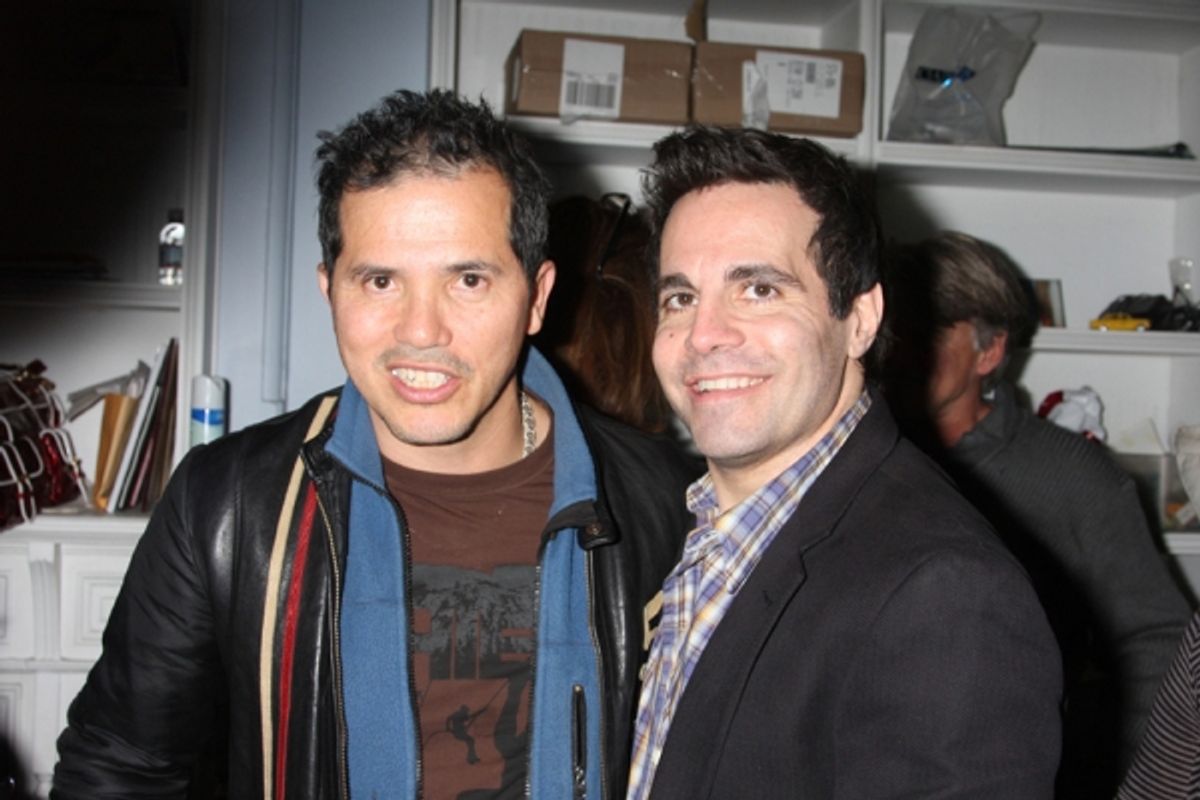 John Leguizamo and Mario Cantone at Celebrity Autobiography: In Their Own Words