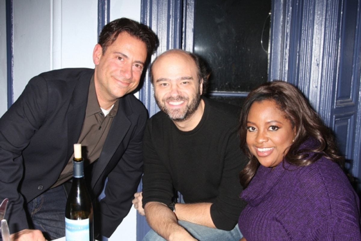 Eugene Pack, Scott Adsit and Sherri Shepherd at Celebrity Autobiography: In Their Own Words
