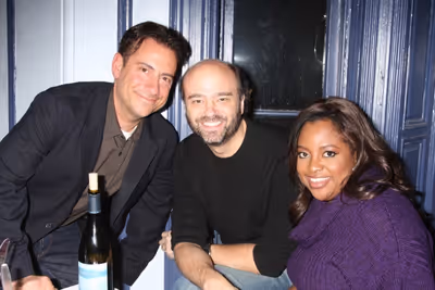 Eugene Pack, Scott Adsit and Sherri Shepherd Photo