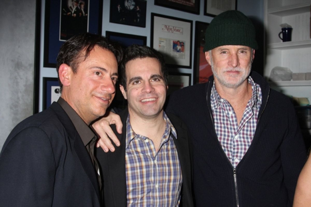 Eugene Pack, Mario Cantone and John Slattery at Celebrity Autobiography: In Their Own Words