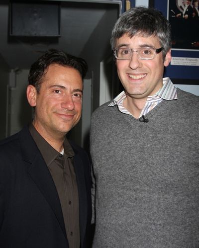 Eugene Pack and Mo Rocca Photo