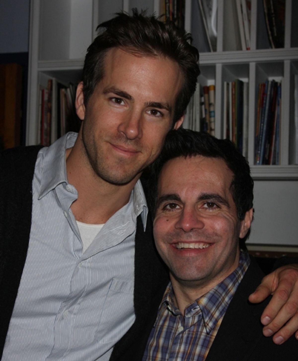 Ryan Reynolds and Mario Cantone at Celebrity Autobiography: In Their Own Words