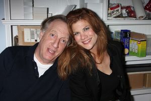 Alan Zweibel and Kristen Johnston Photo
