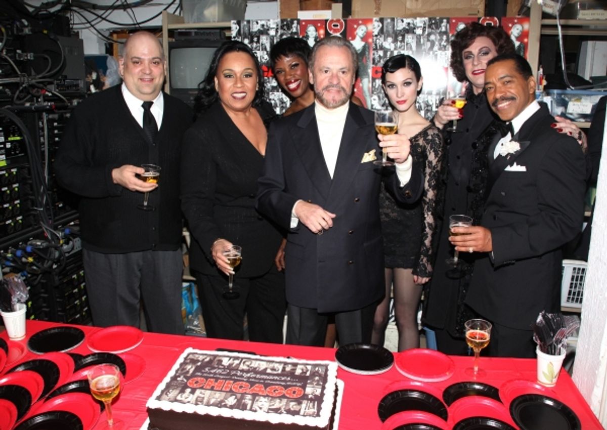 Raymond Bokhour, Roz Ryan & Deidre Goodwin, Barry Weissler (Producer), Ashlee Simpson-Wentz, R. Lowe & Obba Barbatunde at 