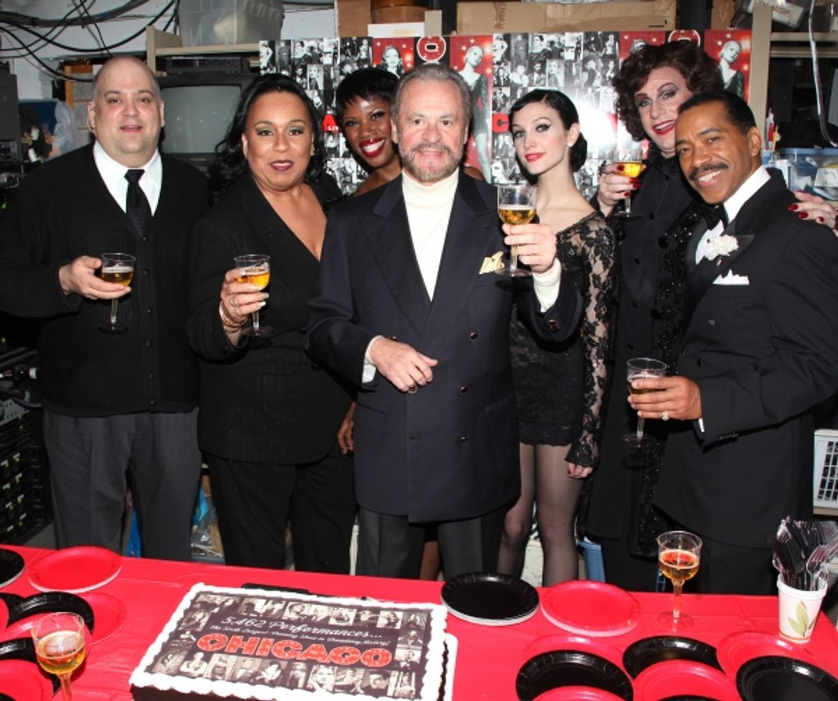 Raymond Bokhour, Roz Ryan & Deidre Goodwin, Barry Weissler (Producer), Ashlee Simpson-Wentz, R. Lowe & Obba Barbatunde at 