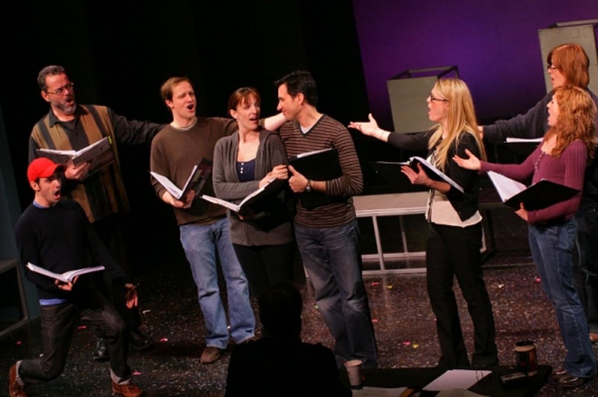 Robb Sapp, Bill Nolte, Jim Stanek, Julia Murney, Jordan Leeds, Heather Ayers, Sarah Jane Everman and Mary Gordon Murray at 