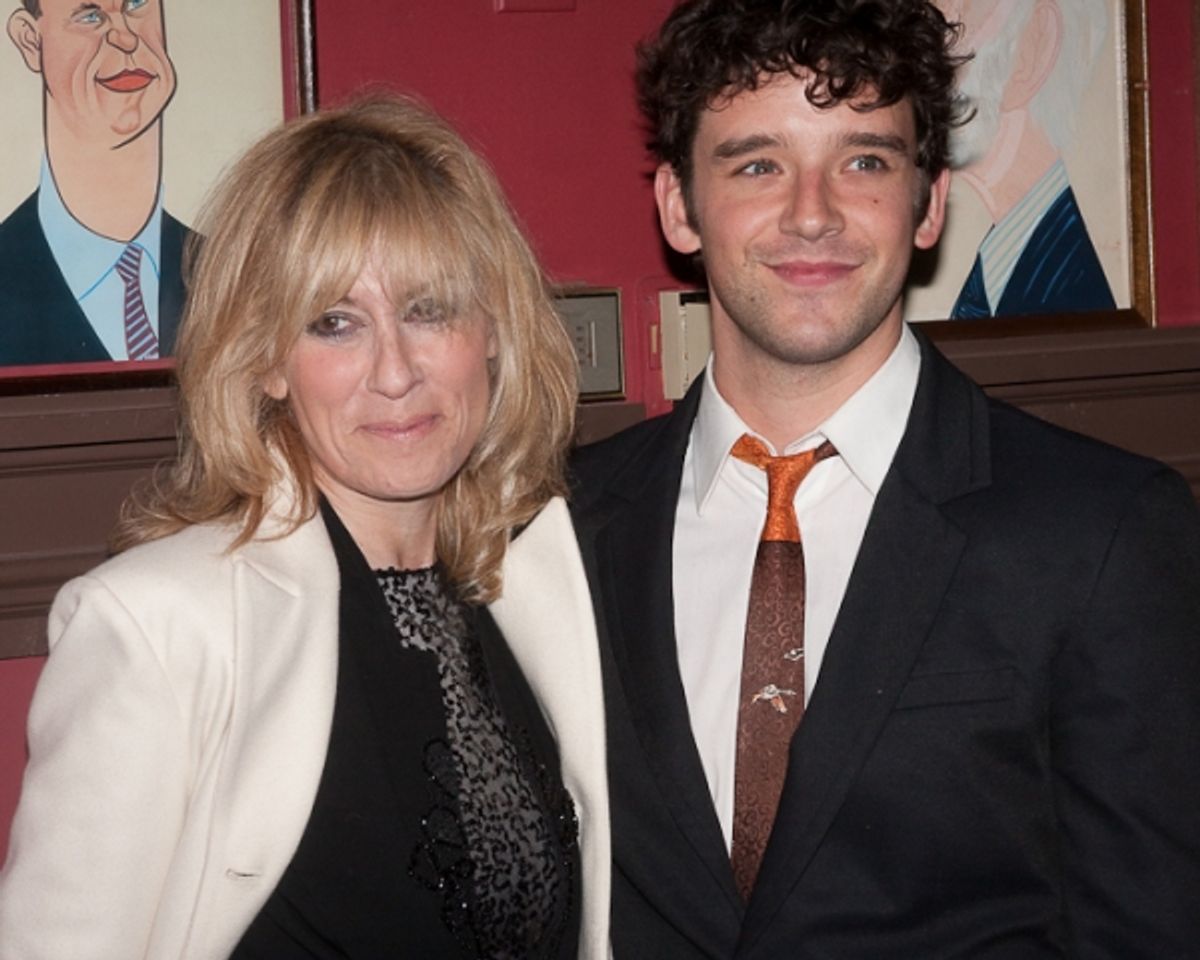 Judith Light and Michael Urie at Daryl Roth Joins Sardi's Wall