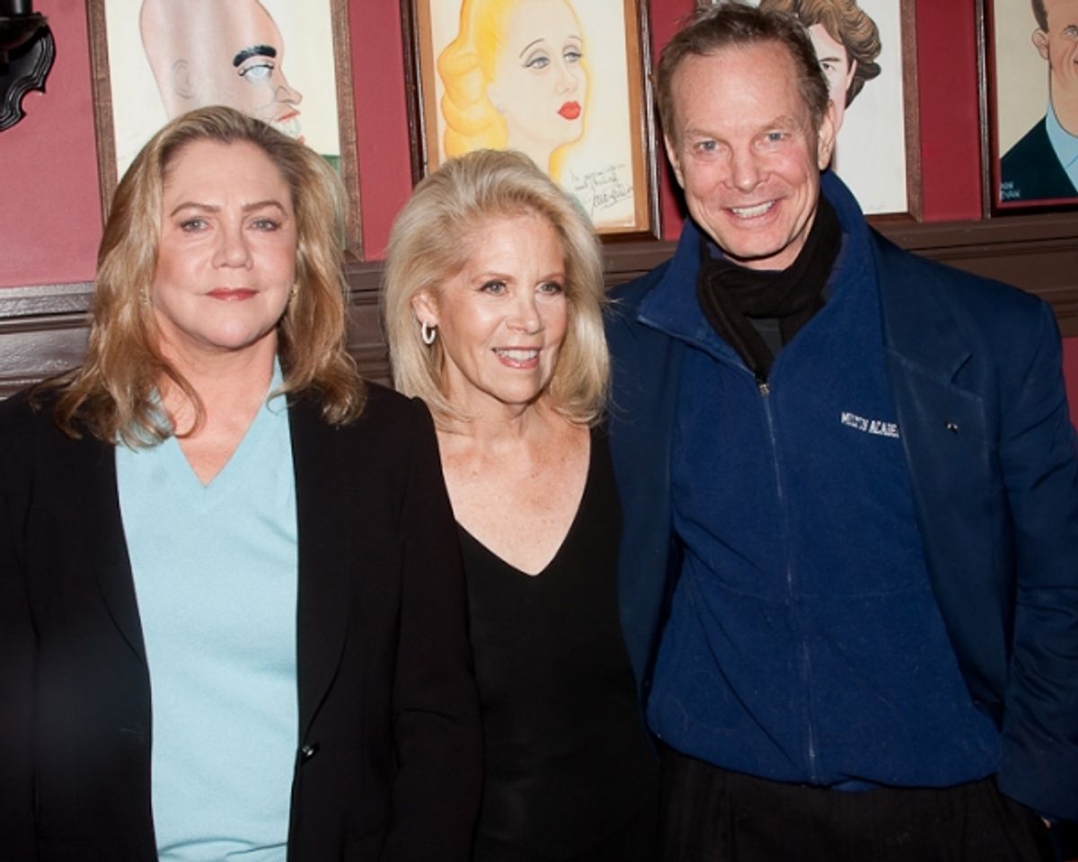 Kathleen Turner, Daryl Roth, and Bill Irwin at Daryl Roth Joins Sardi's Wall