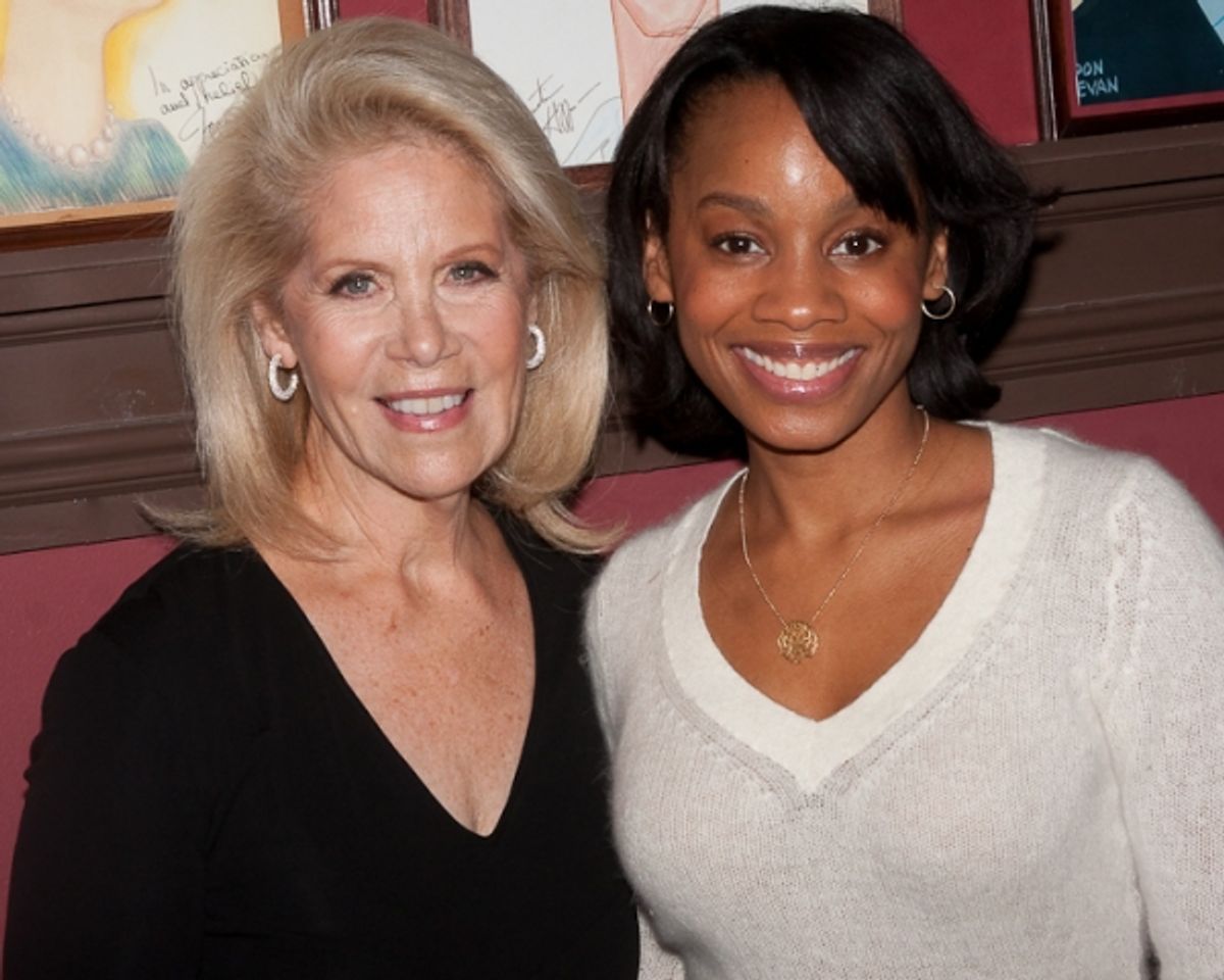 Daryl Roth and Anika Noni Rose at Daryl Roth Joins Sardi's Wall