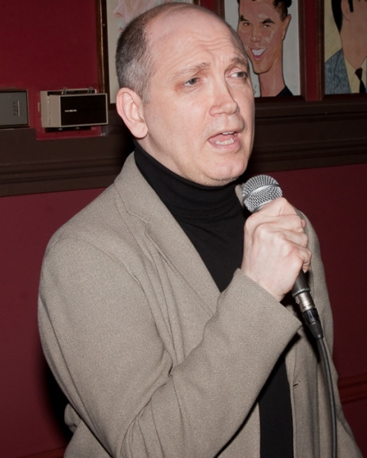Charles Busch at Daryl Roth Joins Sardi's Wall