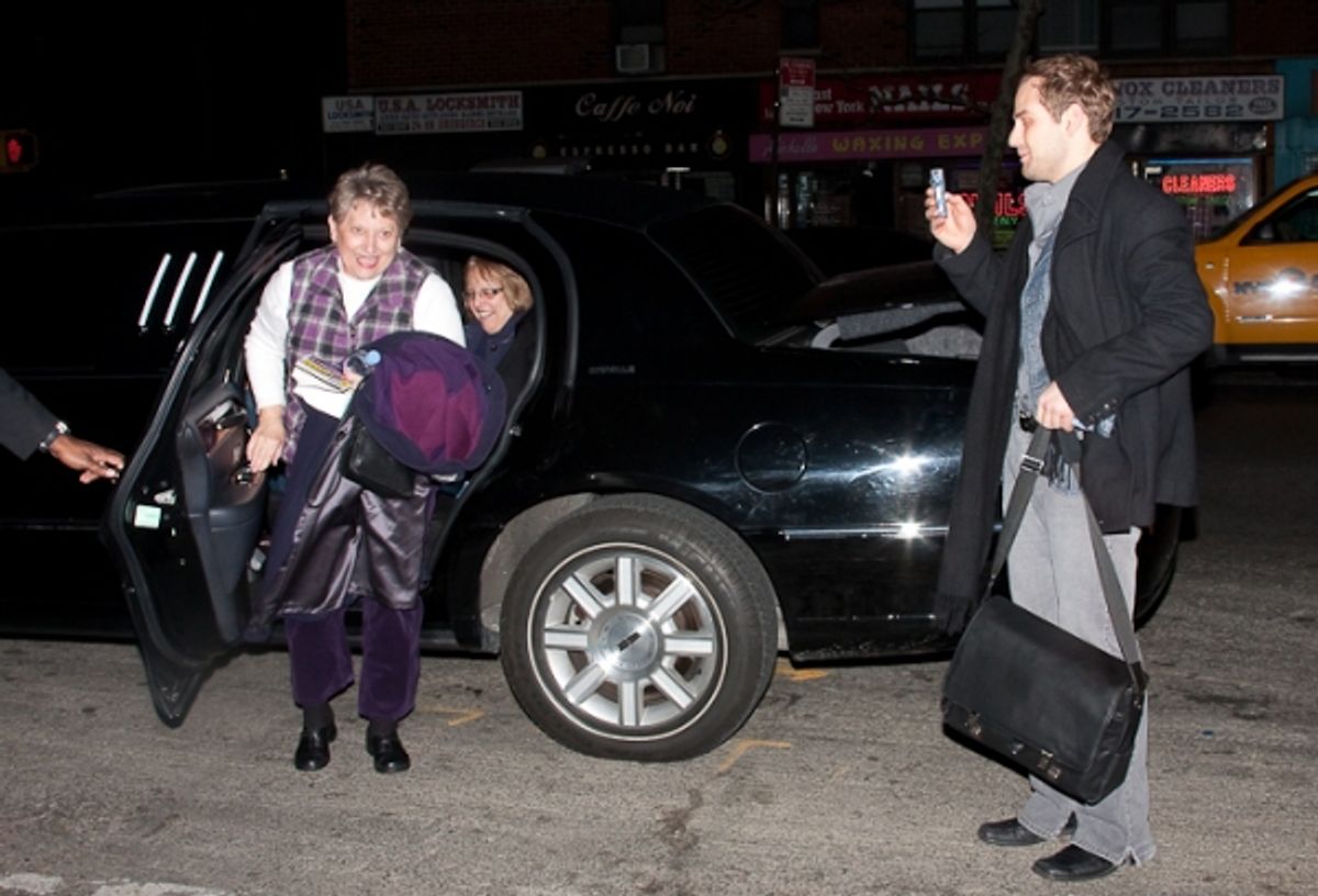 Chad Kimball with Contest Winner Bonnie Yetter at 