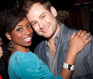 Chad Kimball and Montego Glover Photo