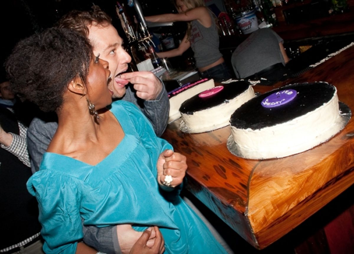 Montego Glover and Chad Kimball at 