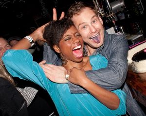 Montego Glover and Chad Kimball Photo