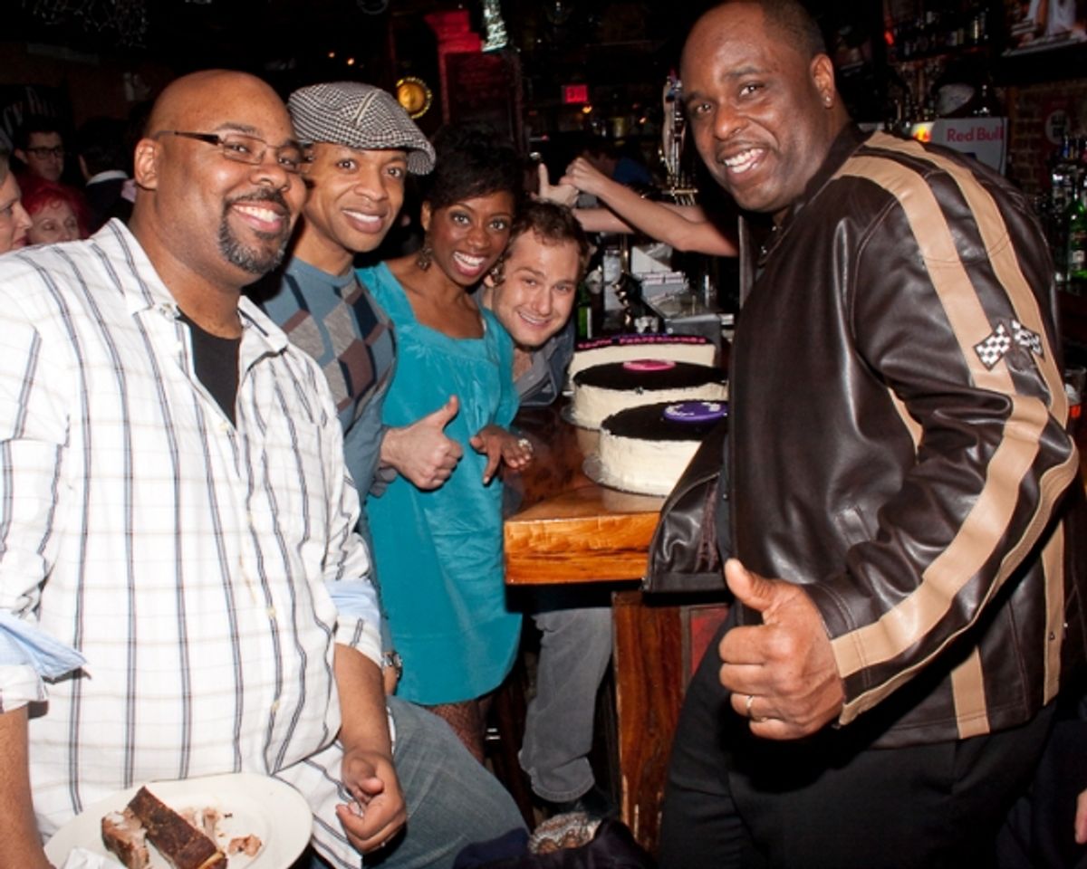 Montego Glover and Chad Kimball at 