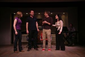 Amy Justman as Heidi, Benjamin Howes as Jeff, Ben Nordstrom as Hunter, Stephanie D'Abruzzo as Susan and David Horstman as Larry. Photo by Jerry Naunheim Jr. @ BroadwayWorld Amy Justman as Heidi, Benjamin Howes as Jeff, Ben Nordstrom as Hunter, Stephanie D'Ab Photo