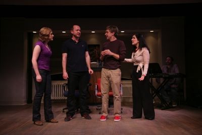Amy Justman as Heidi, Benjamin Howes as Jeff, Ben Nordstrom as Hunter, Stephanie D'Ab Photo