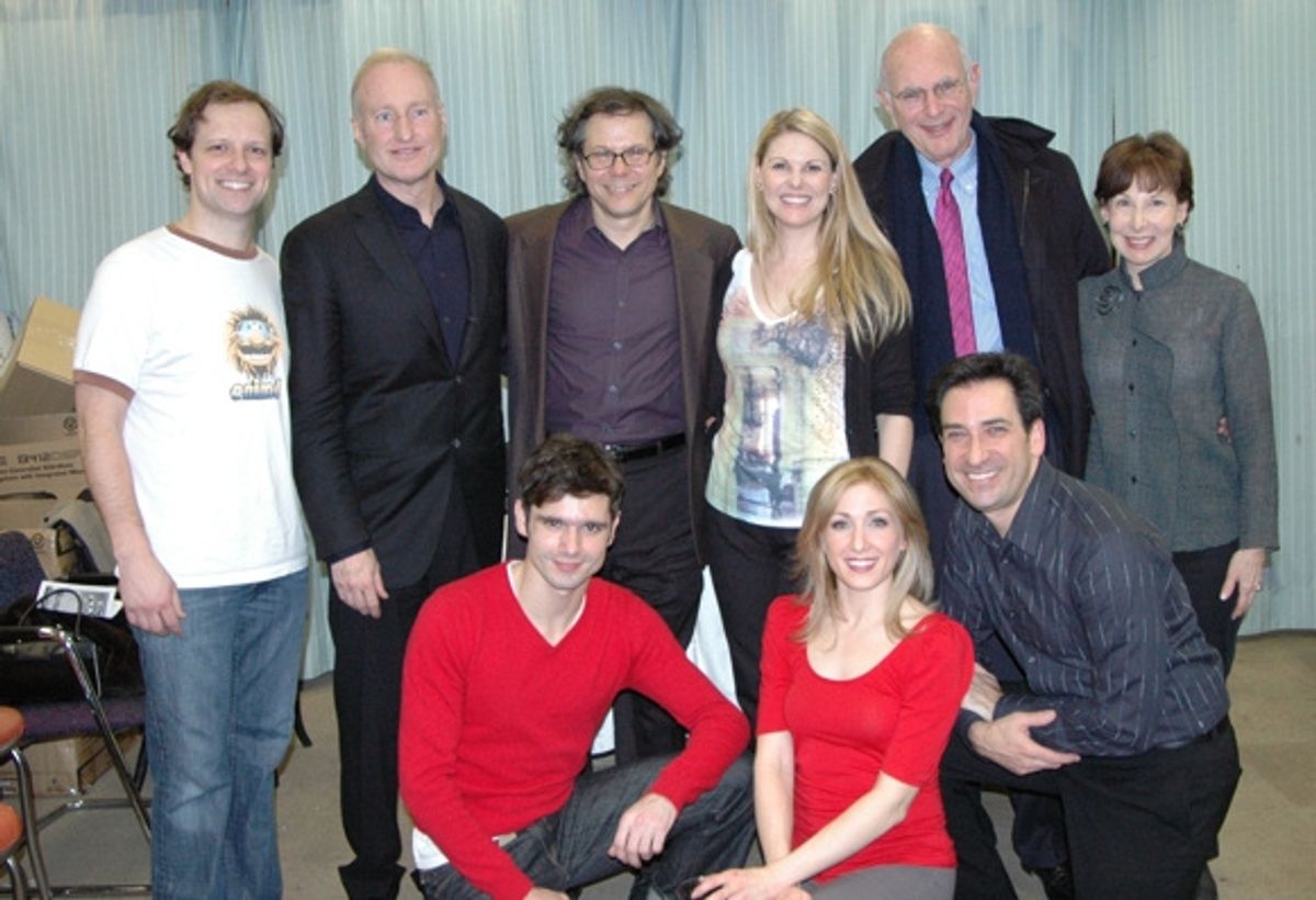 Jim Stanek,  Joe Keenan, Brad Ross, Heather Ayers, Everett Jassy, Margery Jassy, front row-Robb Sapp, Sarah Jane Everman and Jordan Leeds at 