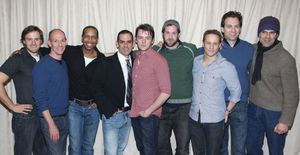 Aaron Sharff as Cowboy, John Wellmann as Emory, Kevyn Morrow as Bernard, Jonathan Ham Photo