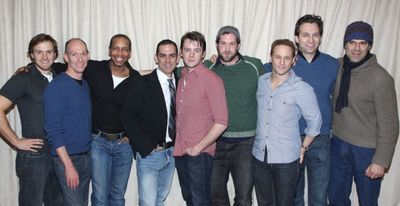 Aaron Sharff as Cowboy, John Wellmann as Emory, Kevyn Morrow as Bernard, Jonathan Ham Photo