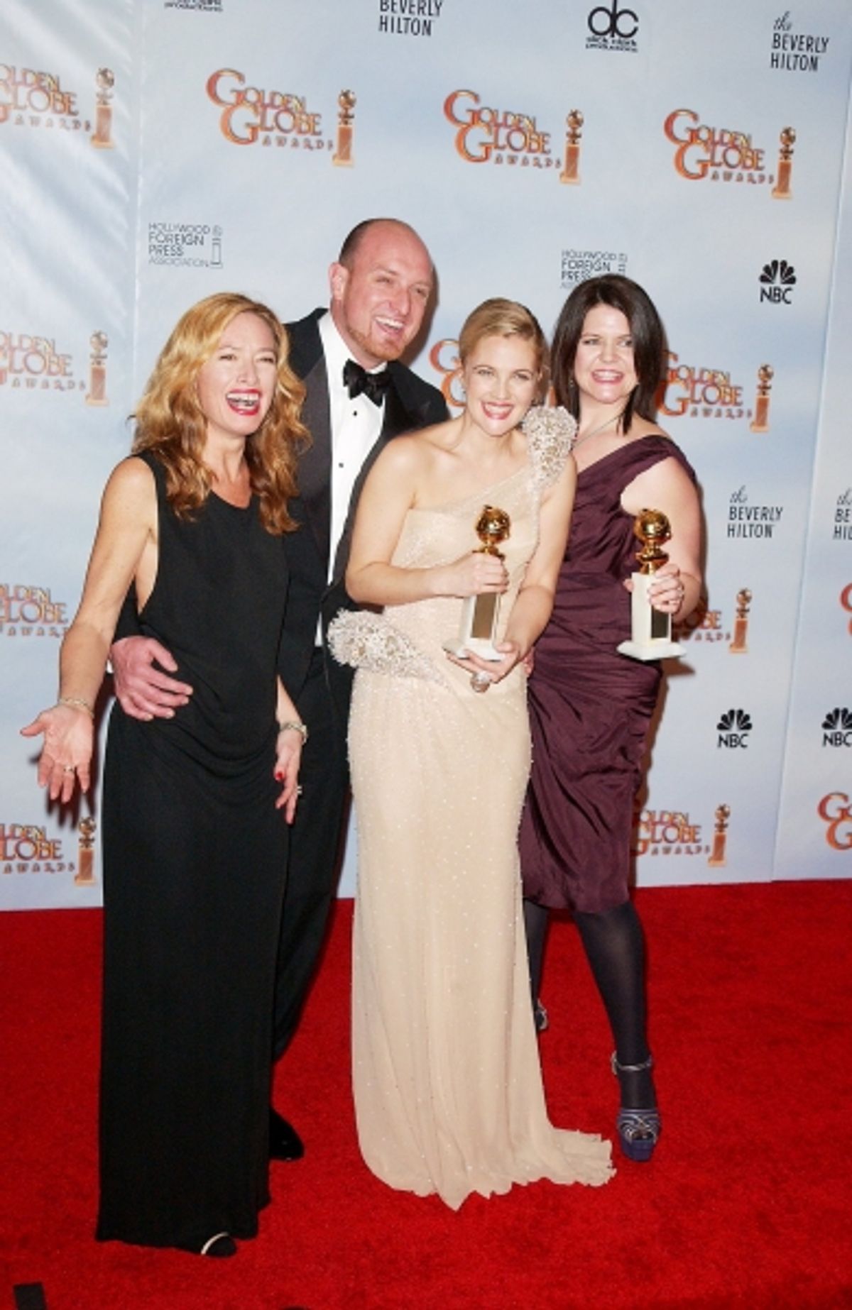 Drew Barrymore and the GREY GARDENS Team! at 