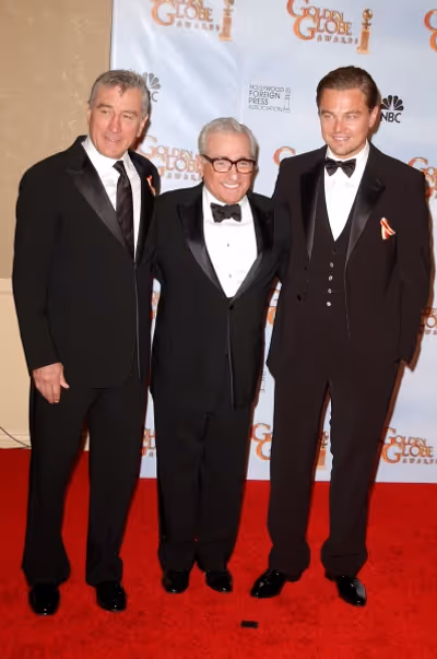 Robert De Niro, Martin Scorsese and Leonardo DiCaprio  Photo