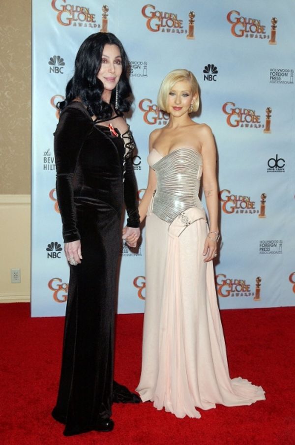 Cher and Christina Aguilera Photo