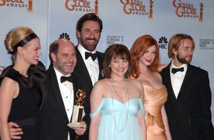January Jones, series creator and executive producer Matthew Weiner, actor Jon Hamm, actress Elisabeth Moss, actress Christina Hendricks and actor Vincent Kartheiser of "Mad Men" @ BroadwayWorld January Jones, series creator and executive producer Matthew Weiner, actor Jon Hamm, Photo
