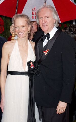James Cameron and his wife Suzy Amis  Photo