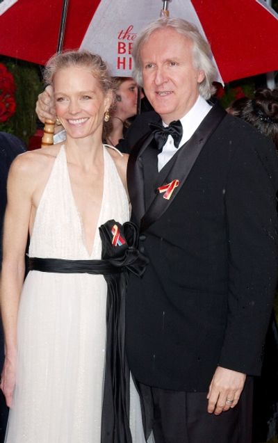 James Cameron and his wife Suzy Amis  Photo