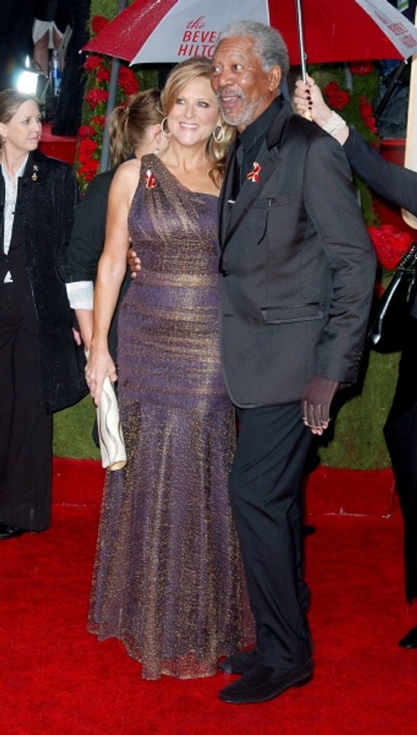  Morgan Freeman and Lori McCreary  Photo