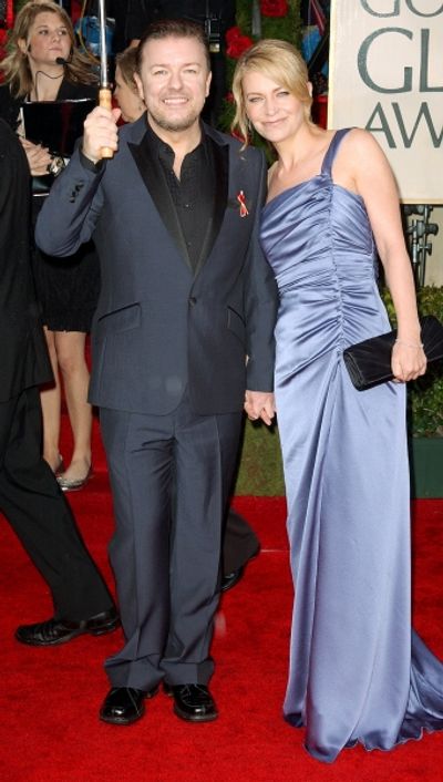  Ricky Gervais and Jane Fallon  Photo
