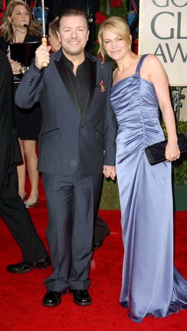  Ricky Gervais and Jane Fallon  Photo