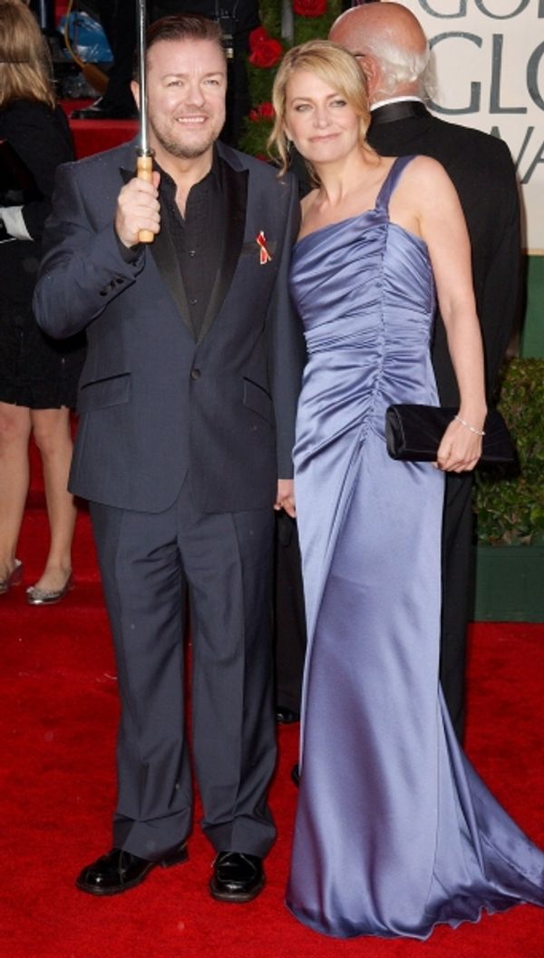  Ricky Gervais and Jane Fallon  Photo