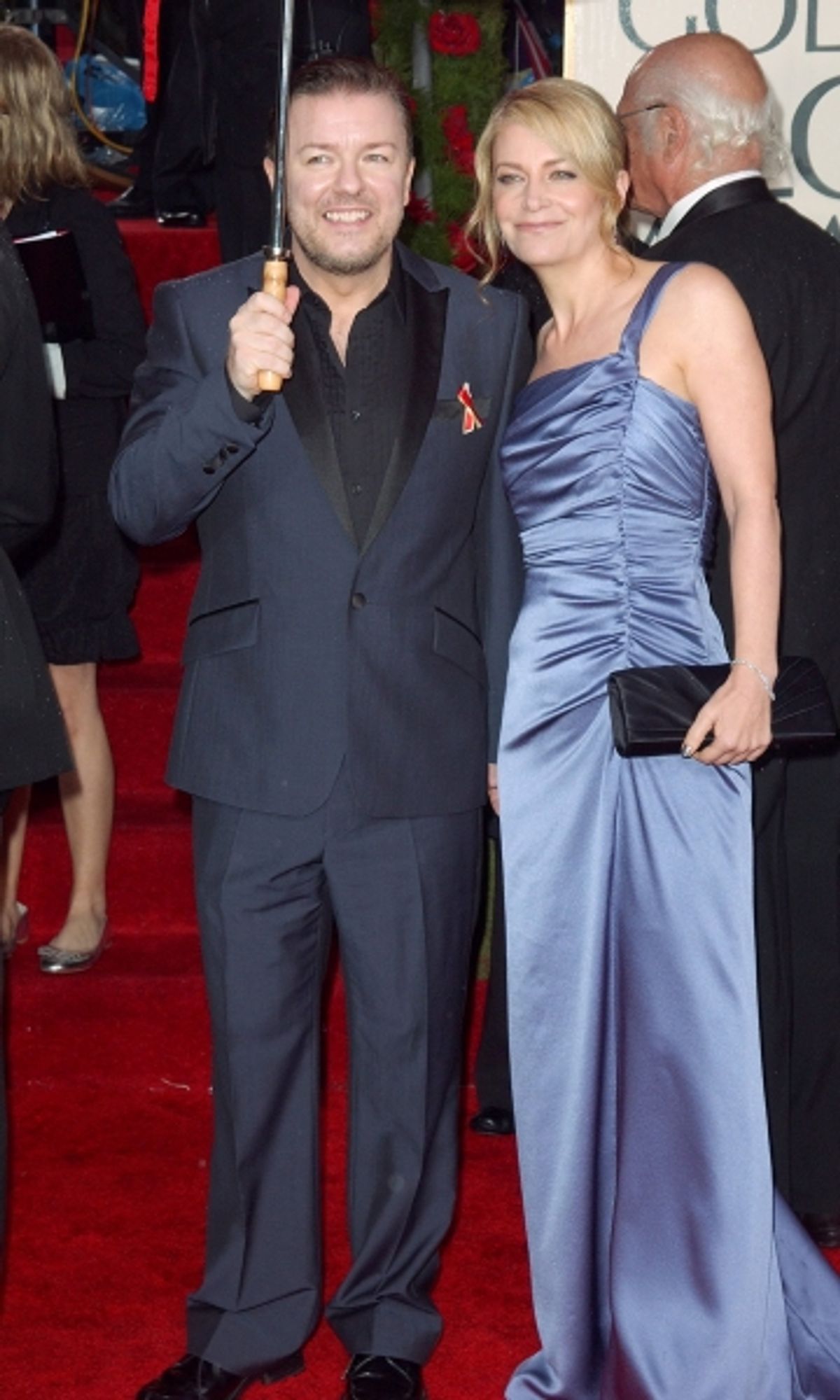  Ricky Gervais and Jane Fallon  at 