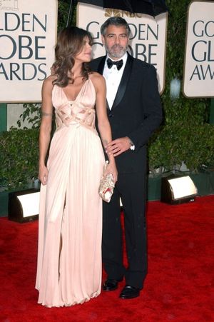 George Clooney and Elisabetta Canalis Photo