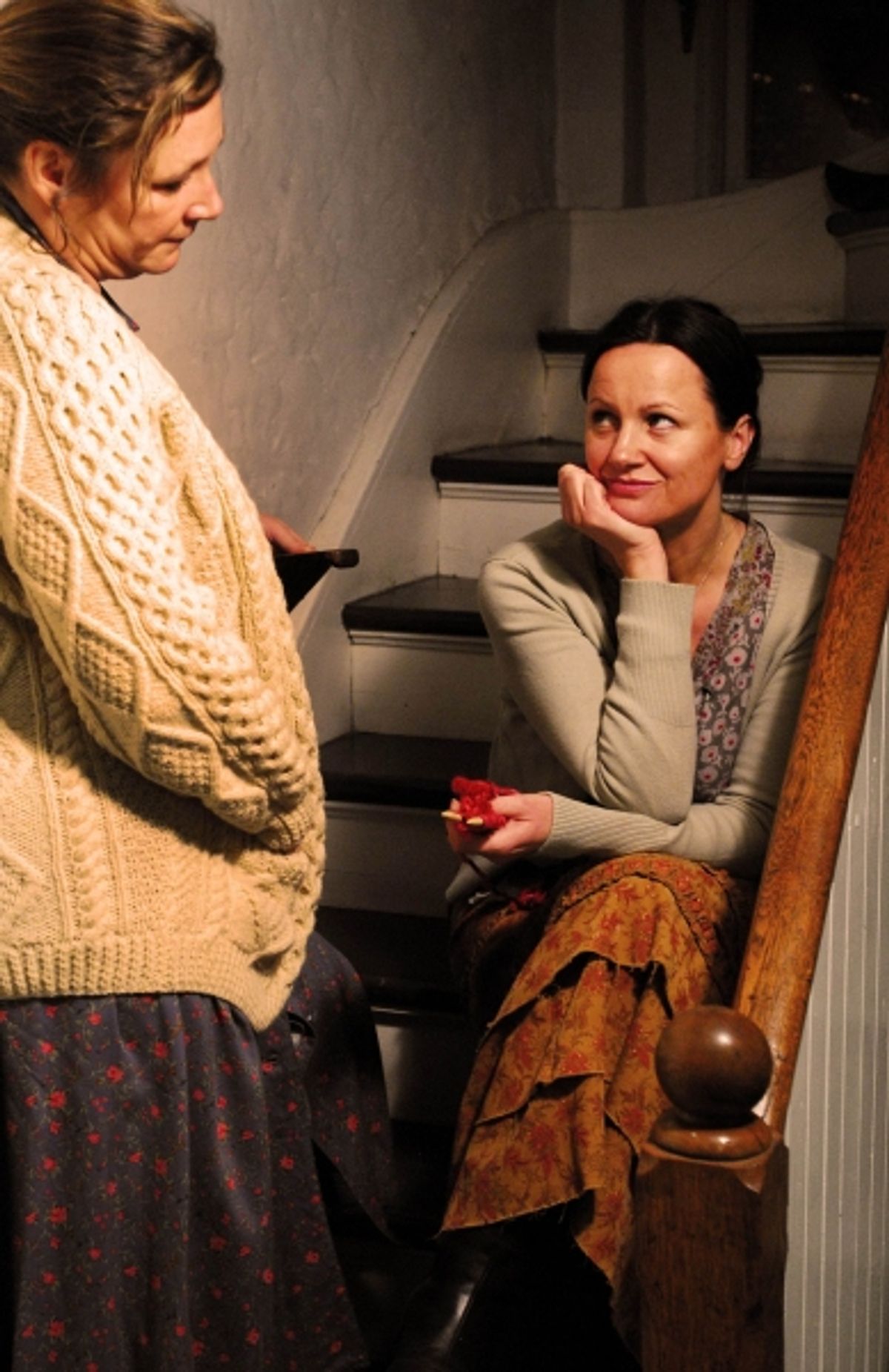 Barbara Figgins and Sarah Wellington at 