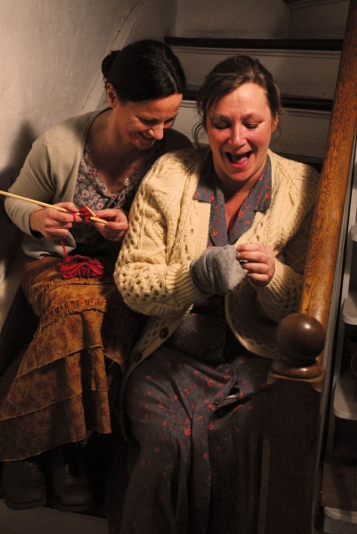 Sarah Wellington and Barbara Figgins at 