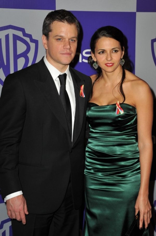  Matt Damon and Luciana Barroso  Photo