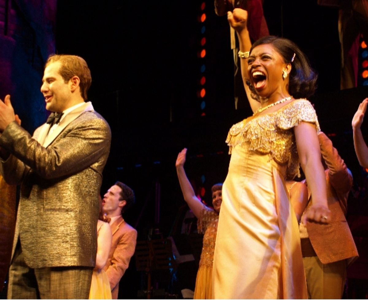 Chad Kimball and Montego Glover at 