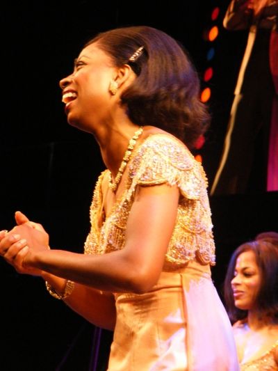 Montego Glover Addresses the Crowd Photo