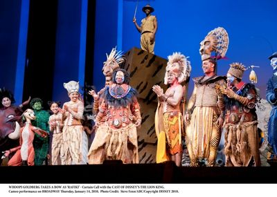 Whoopi Goldberg Takes a Bow as 'Rafiki' Photo