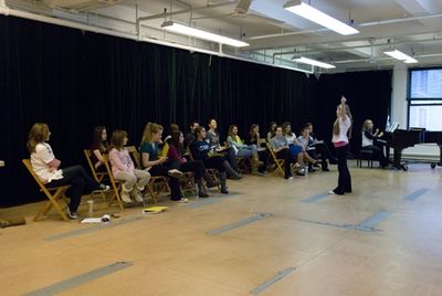 Sutton Foster & The Broadway Workshop Photo