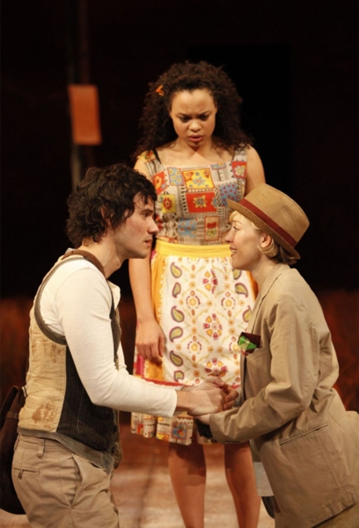 Christian Camargo, Michelle Beck and Juliet Rylance at 