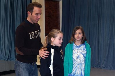 Paul Canaan with BDF Atlanta students
 Photo