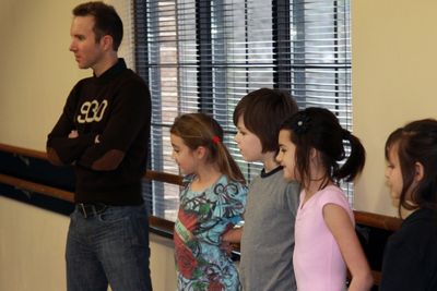 Paul Canaan with BDF Atlanta students Photo