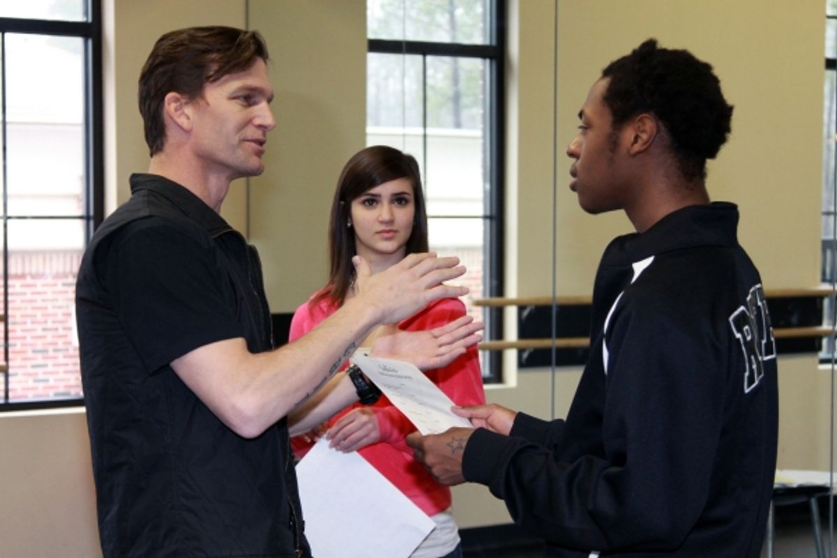 Jarrod Emick working with BDF Atlanta students
 at 