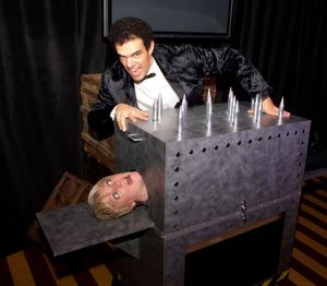 Alison Arngrim and Mark Donovan
 Photo