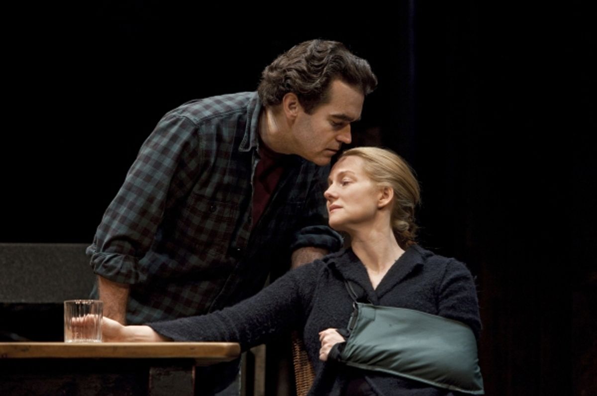 Brian D'Arcy James as 'James' and Laura Linney as 'Sarah' at 