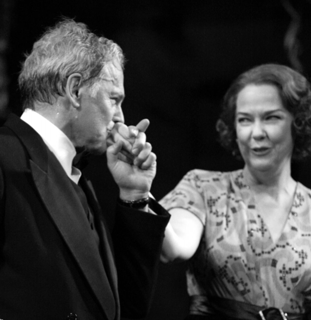 Victor Garber and Harriet Harris at 